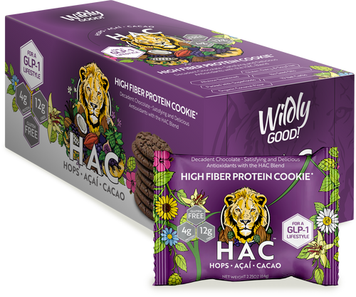 HAC PAC | 2 HAC SAC Wellness Bundles PLUS Gifts – 2 HAC-1 Cookies + 2 HAC-2 Shakes + 4+2 FREE HAC-3 Tins + a Hacky Sack gift | Calm • Satiety • Focus • Antioxidants